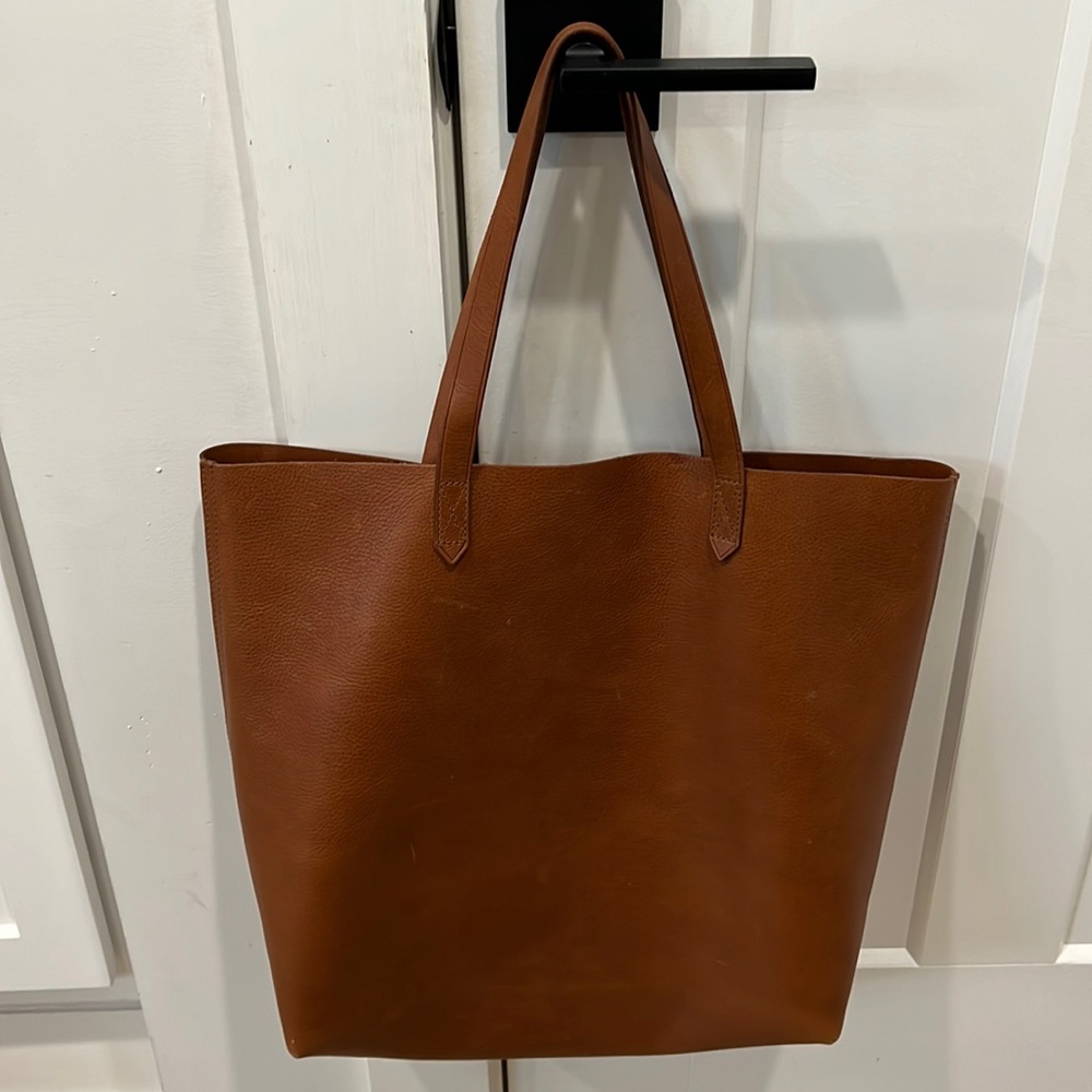 Madewell The Transport Tote bag leather